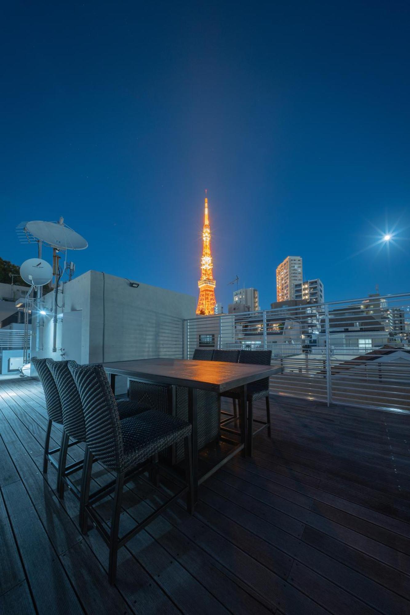 Azabu Modern House The Tokyo Tower Can Be Seen From The Villa 500M2 Luaran gambar