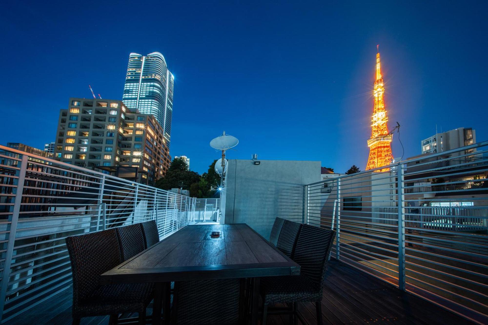 Azabu Modern House The Tokyo Tower Can Be Seen From The Villa 500M2 Luaran gambar