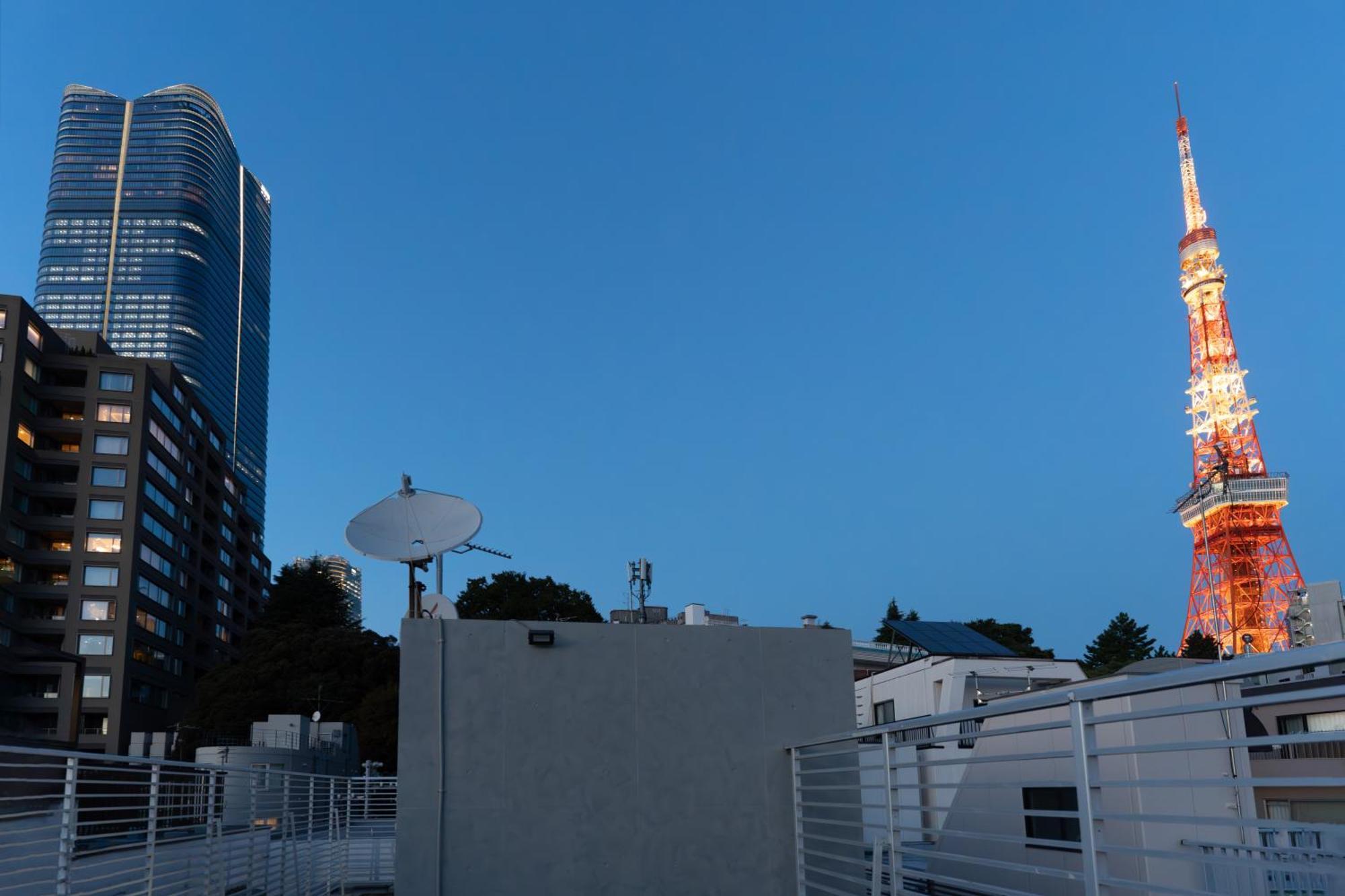 Azabu Modern House The Tokyo Tower Can Be Seen From The Villa 500M2 Luaran gambar