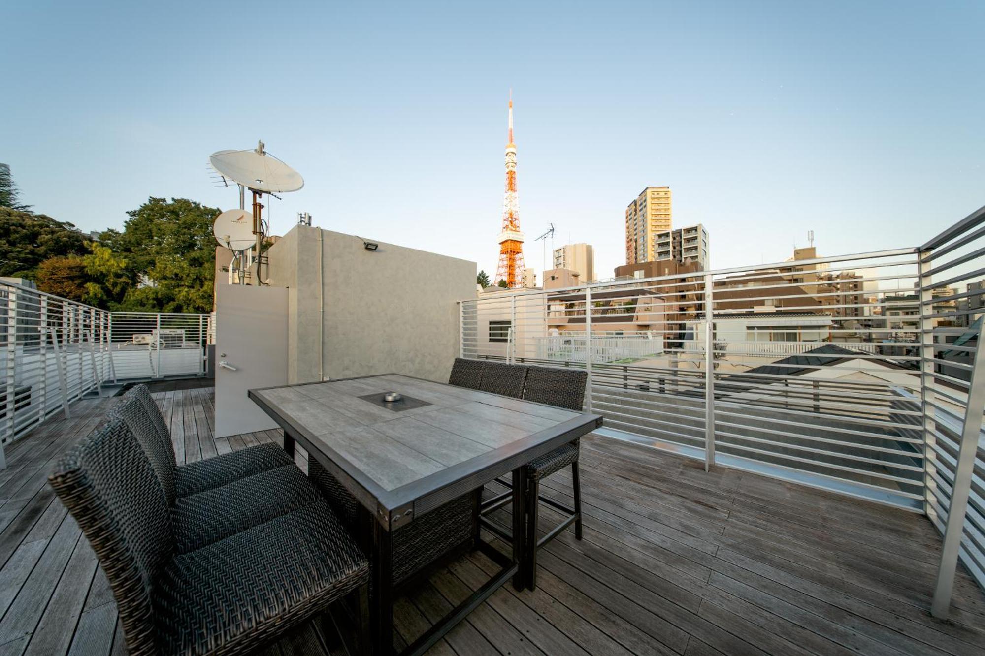Azabu Modern House The Tokyo Tower Can Be Seen From The Villa 500M2 Luaran gambar